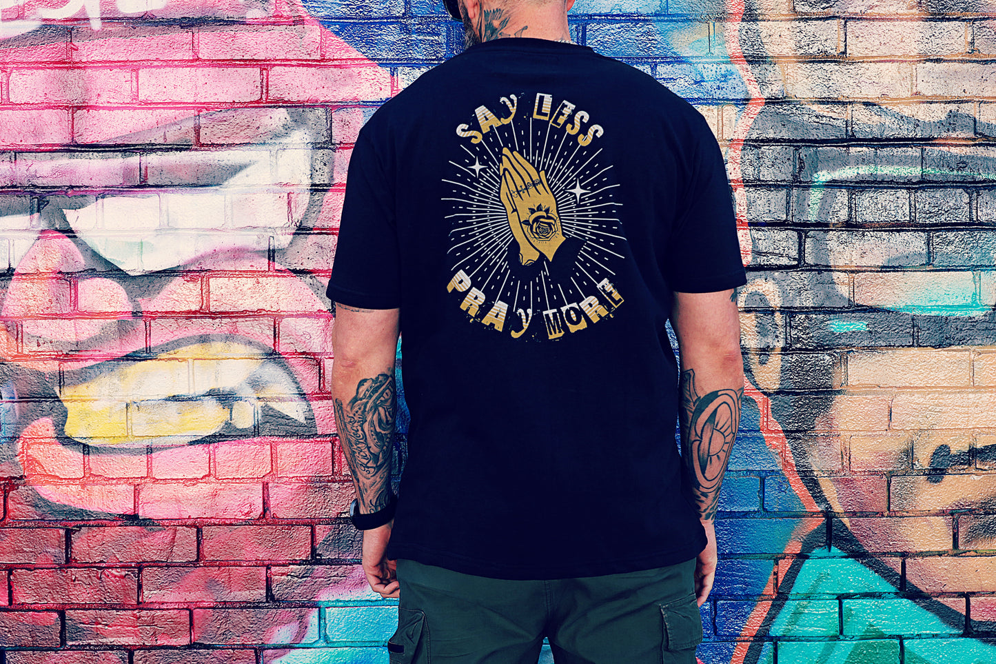 Say Less Pray More Tee